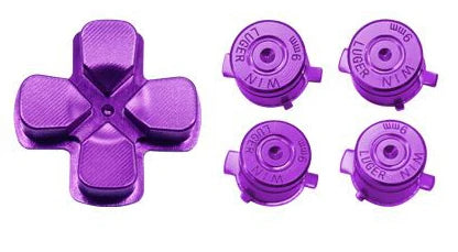 For PS4 SLIM PRO Metal Cross ABXY 3D Analog Thumbstick Aluminum Joystick Universal Cover Buttons For Xbox One S X Controller