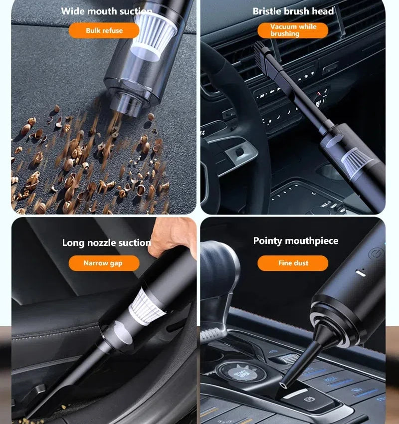 Dust Collector Smart Wireless Portable Vacuum Cleaner Powerful Suction electric Home Cleaning Car Vacuum Cleaner 2025 NEW