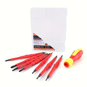 7-in-1 Multi-functional Electrician Screwdriver Set, Dual-purpose Multi-size Tool Kit, Metal, No Power Required, Screwd Set