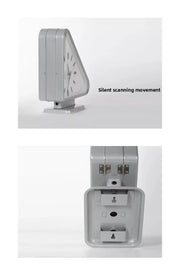 Living Room Minimalism Clocks Two-sided Wall Clocks Triangle Modern Clock Mechanism Silent Design Clock Watch for Decoration