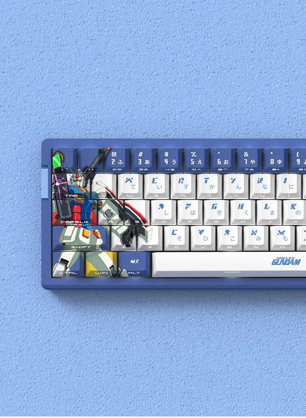Anime Gaming Keyboard Keycaps 129 Key Set Pbt Material Five-Sided Heat Sublimation Transparent Side-Engraved Mechanical Keyboard