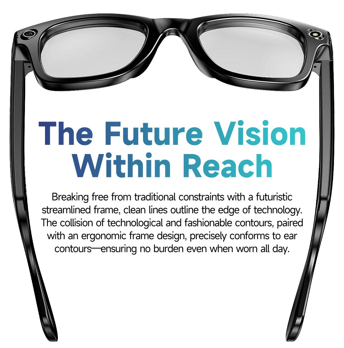 2025 New 800W Pixel HD Camera 32GB Smart Glasses Women Take photo shoot Video AI Translation Recording Waterproof AI Glasses Men