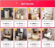 Jewellery Ornaments Dressing Table Design Makeup Storage Shelf Dressing Table Organiser Style Coiffeuse De Chambre Furnitures