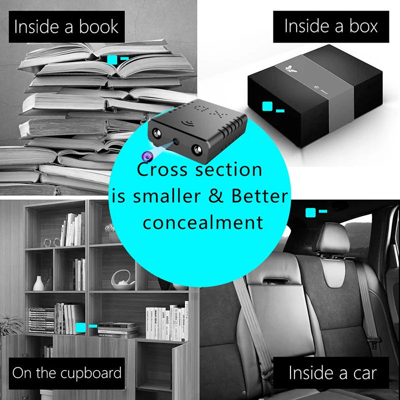 Full HD 1080p Mini Secret Camera XD Night Vision Camera IR-CUT Home Security Camera HD Video Recorder