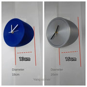 Living Room Silent Wall Clocks Simple Non-Ticking Punch-Free Corner Wall Clock Bedroom Technology Luxury Art Home Decoration