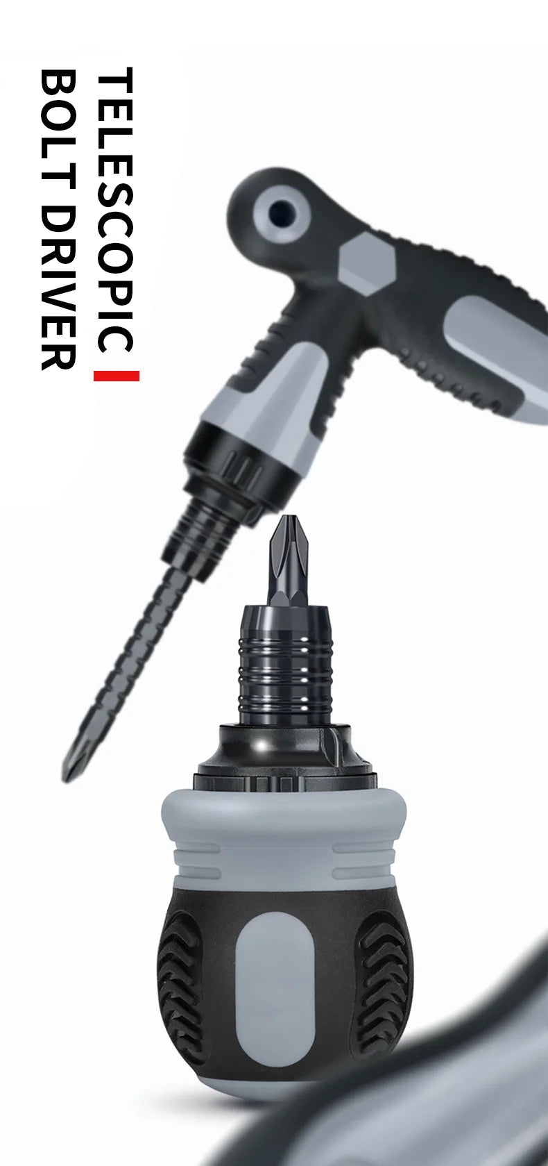 Premium Ergonomic Ratchet Screwdriver Set - Double-Headed, Labor-Saving, Comfort Grip for Max Efficiency & Durability