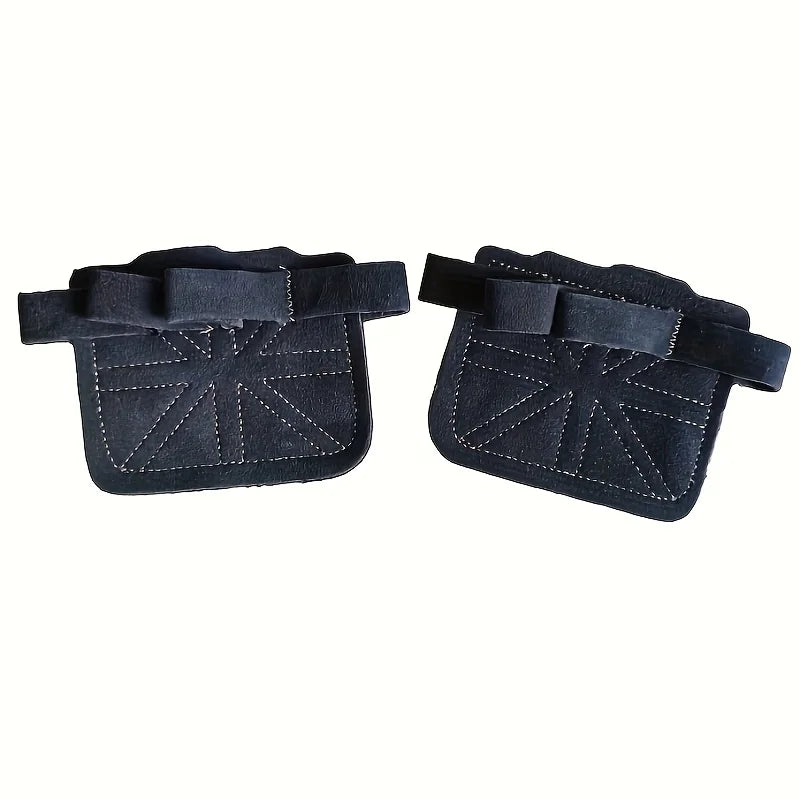 Fitness gloves with anti-slip, wear-resistant grips, and enhanced traction, suitable for gym workouts and weightlifting