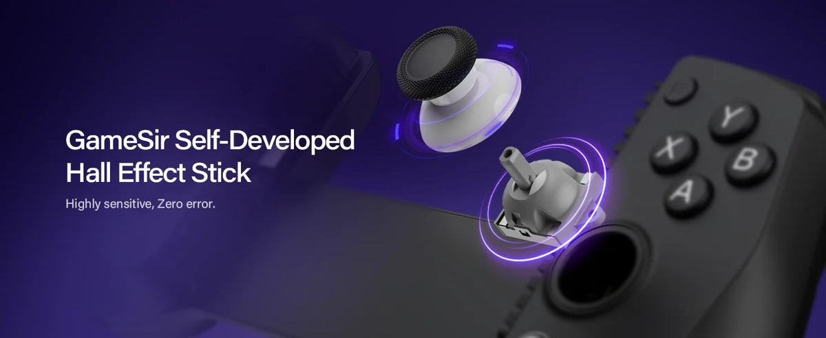 For GameSir X5 Lite Mobile Gaming Controller for Android & iPhone Hall Effect Joystick, Lightweight Ergonomic Phone Controller