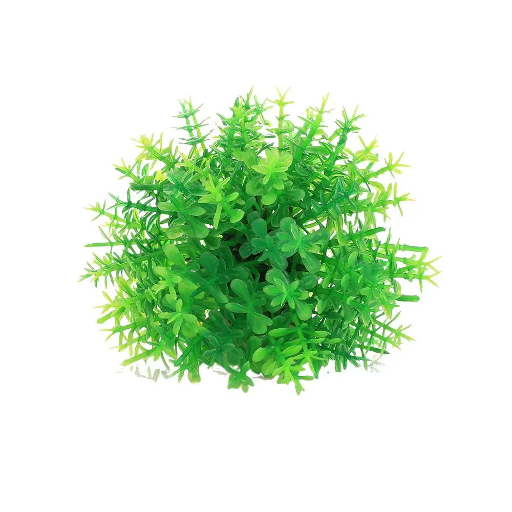 Fish Tank Accessories Simulation Aquatic Plants Ball Plastic Realistic Water Grass Ball 9cm Artificial Water Plants Aquarium