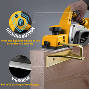 Electric Hand Planer for Dewalt 20V Cordless Handheld Power Planer Carpenter Home DIY Electric Router trimmer Power Tools