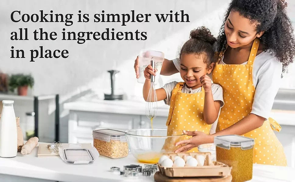 Airtight Food Storage Containers for Kitchen Organization 24 PC Food Canisters With Durable Lids for Pantry Organization