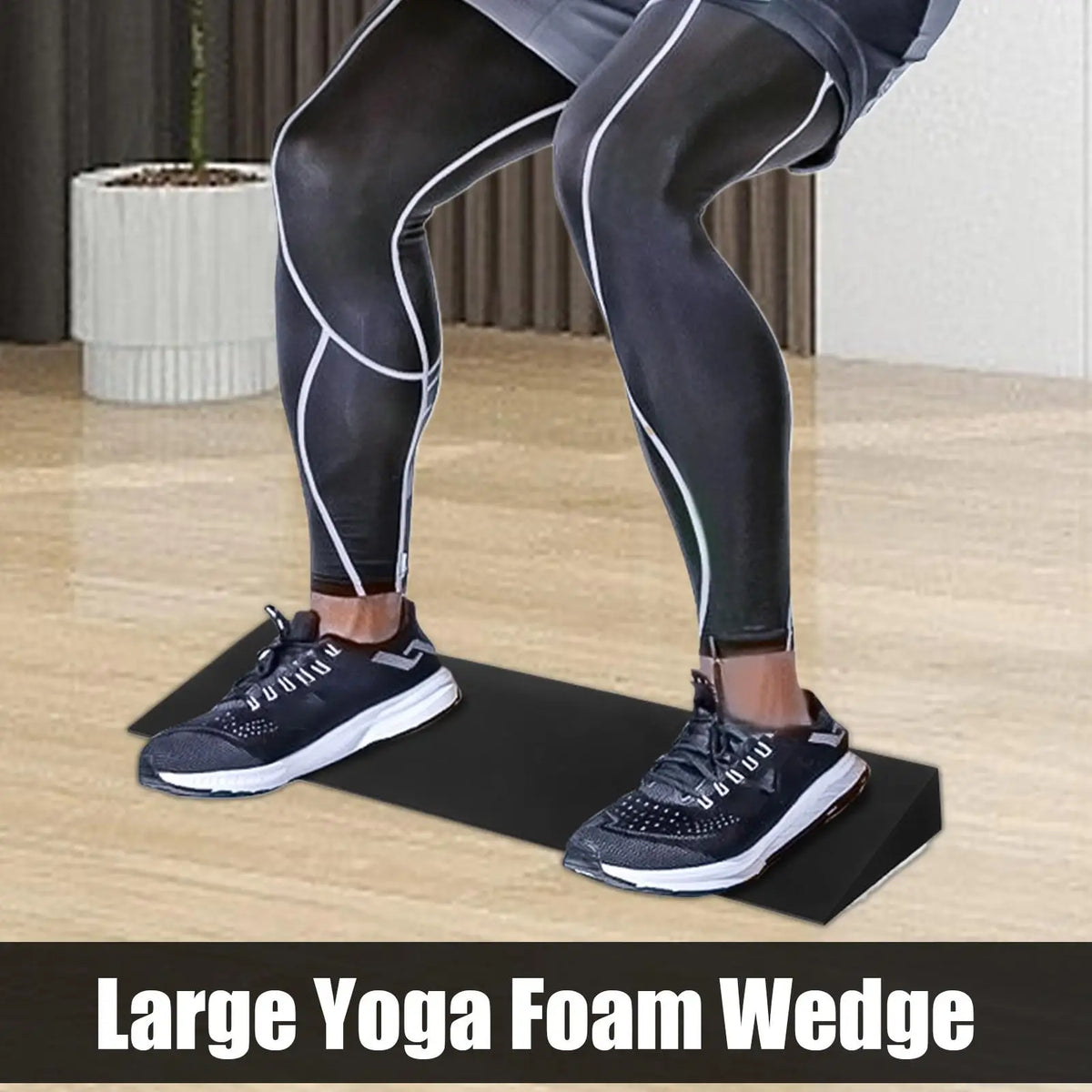 Yoga Wedge Block Home Workout Strength Training Yoga Foam Wedge Fitness Block for Athletes Seniors Beginners Workout Enthusiasts