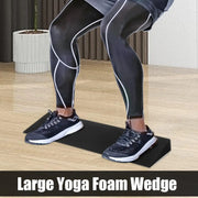Yoga Wedge Block Home Workout Strength Training Yoga Foam Wedge Fitness Block for Athletes Seniors Beginners Workout Enthusiasts