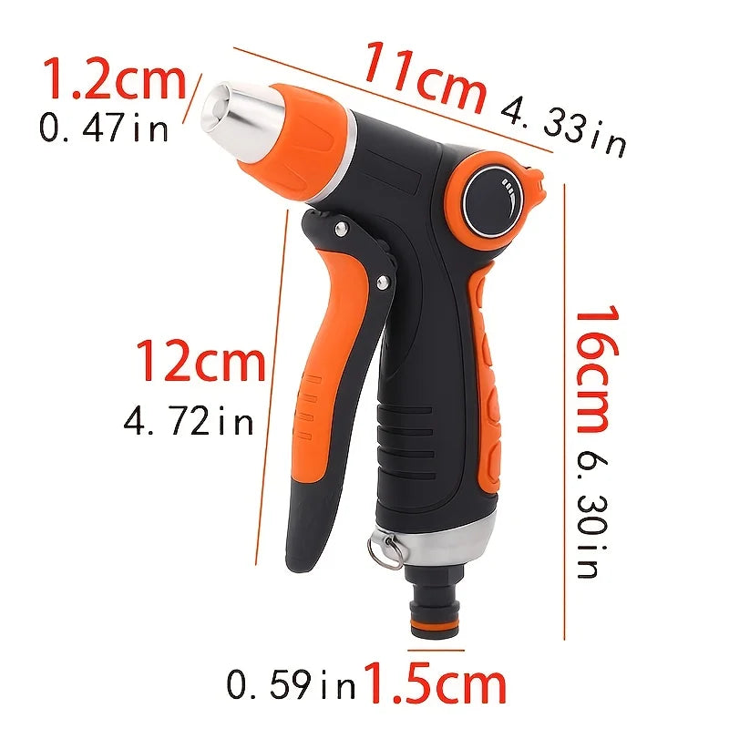 Multi Functional Garden Spray, Car Wash, High Pressure, Durable, Hand-Held Tools, Gardening Irrigation Tools。