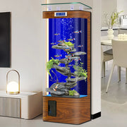 Fish Tanks Accessories New Style Aquarium Fish Bowl Modern Equipment Accent Decoration Aquarium Floor Furniture Acquario Lsyg