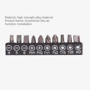 Hammer Tool Set Hammer Toolbox Hardware Home Kit 12Pcs Multi-Function Tool Kit With Storage Box For Garage Accessoreis