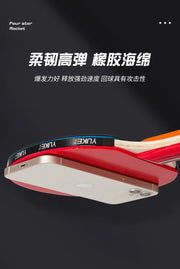 Professional-grade Table Tennis Racket Set for Beginners with Both Pen-hold and Backhand Grips