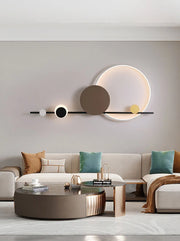 Modern Art Deco LED Wall Lamp 3000K Hotel Hall Foyer Restaurant Lighting Sconce Stairs Aisle Corridor Atmosphere Dropshipping