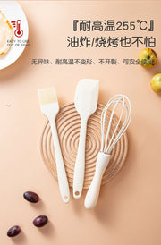 Silicone Baking Set Cake Cream Spatula Scraper Kitchen Household Egg Whisk Barbecue Oil Brush Gadget Kitchen Supplies