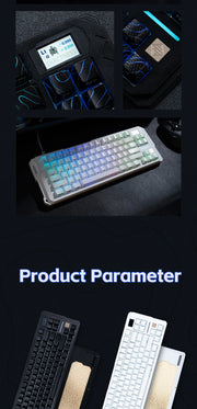 SIKAKEYB Castle HM80 HE 82 Keys New Arrival E-Sports Gaming  Gateron  Gaming Switch Aluminum Magnetic Keyboard