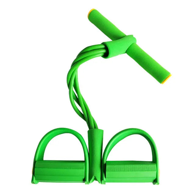 Fitness Gum 4 Tube Resistance Bands Latex Pedal Exerciser Sit-up Pull Rope Expander Elastic Bands Yoga equipment Pilates Workout