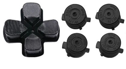 For PS4 SLIM PRO Metal Cross ABXY 3D Analog Thumbstick Aluminum Joystick Universal Cover Buttons For Xbox One S X Controller