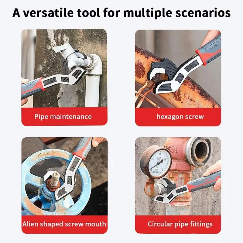 CR-V Multi-function Universal Adjustable Fast Wrench Hand Tool for Plumbing