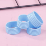 Tennis Game Accessories- 4Pcs Silicone Racket Grip Rings, Sweat-absorbency, Improved Handle Grip Strength