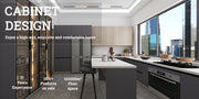 Kitchen Full Set Modern Smart Outdoor Stainless Steel  with Built-in Refrigerator and BBQ Grill for Home and Garden
