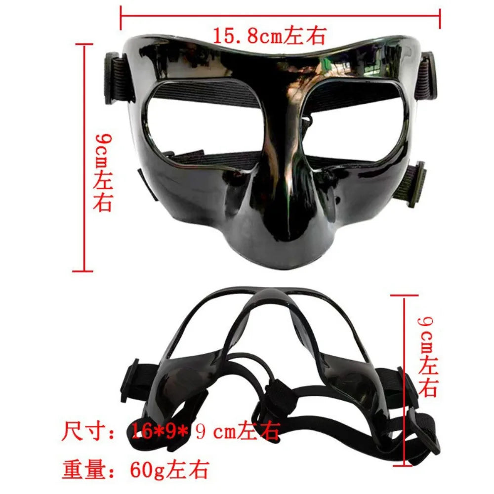 Sports Face Mask - Football Basketball Protective Nose Guard for Men, Anti-Impact Full Face Mask for Competition, Training