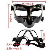 Sports Face Mask - Football Basketball Protective Nose Guard for Men, Anti-Impact Full Face Mask for Competition, Training
