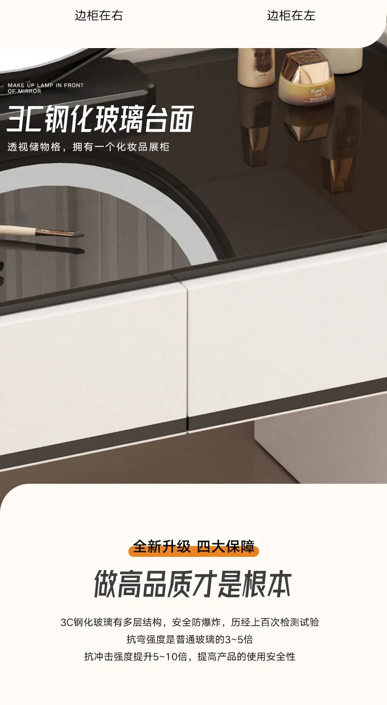Organiser Ornaments Dressing Table Luxury Makeup Style Shelf Dressing Table Design Storage Tocador De Maquillaje Home Furniture