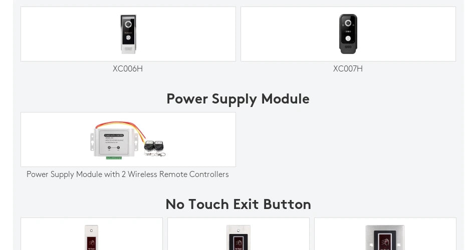 HOMSECUR 4 Wire Tuya Smart APP HD Video House Door Phone Kit with 7" Touch Screen Monitor IP65 Doorbell Camera Record Snapshot