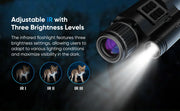 Night Vision Scope 50mm Focal Lens Vision Goggles  for Night Hunting Camping 850nm Day/Night Vision Monocular with Camera&Video
