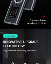 Hidden Camera Detector Anti Spy Gadgets Professional Wireless Signal Car GPS Infrared Mini Camera Wiretapping Bug Search Devices