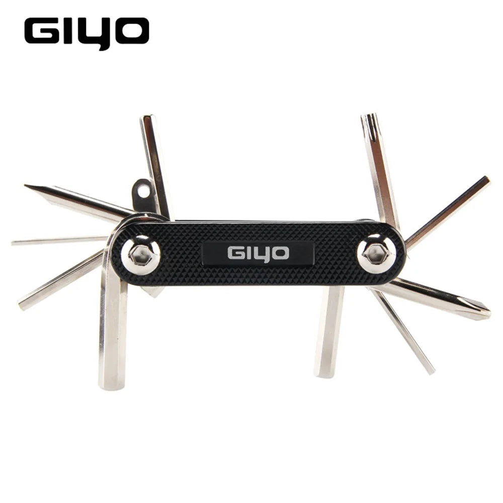 Bicycle Repair Tools Kit, Hex Spoke, Cycling Screwdrivers Tool, Tyre Lever, Allen Wrench, Mountain Bike Multitool
