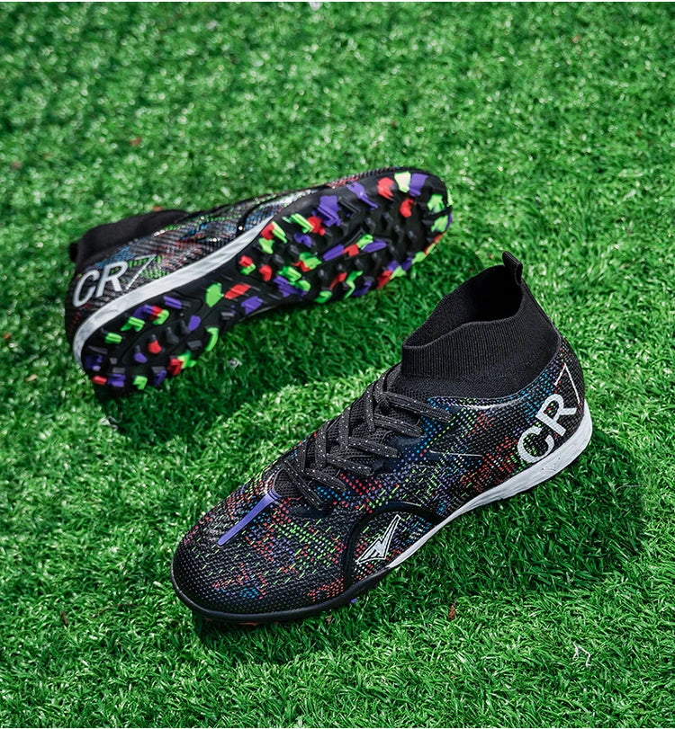 New Men Soccer Shoes Society Cleats Professional Football Boots Indoor Fast Football Field Boots Sneaker Boy Original Training