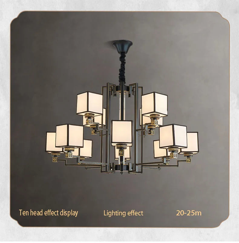 Living Room Light New Dining Room Light Bedroom Light Retro Home Lighting Fixtures Ceiling Chandelier Led Light Decoration Home