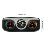 Survival Tools Car Thermometer Hygrometer Compass 3 in 1 Travel Hiking Accurate Navigation Ball Paste on Dashboard