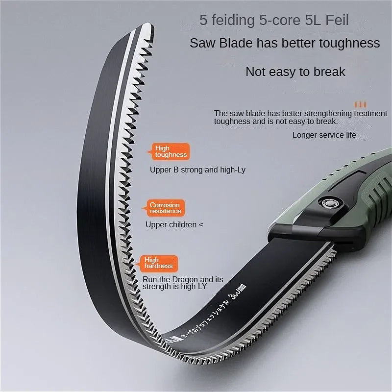 Hand saws, tree cutting tools, garden logging tools, household small handheld sharp tools
