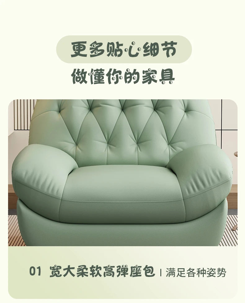 Lazy Single Living Room Sofas Modern Armrest Modern Reading Living Room Reclining Wall Muebles Para El Hogar Home Furniture