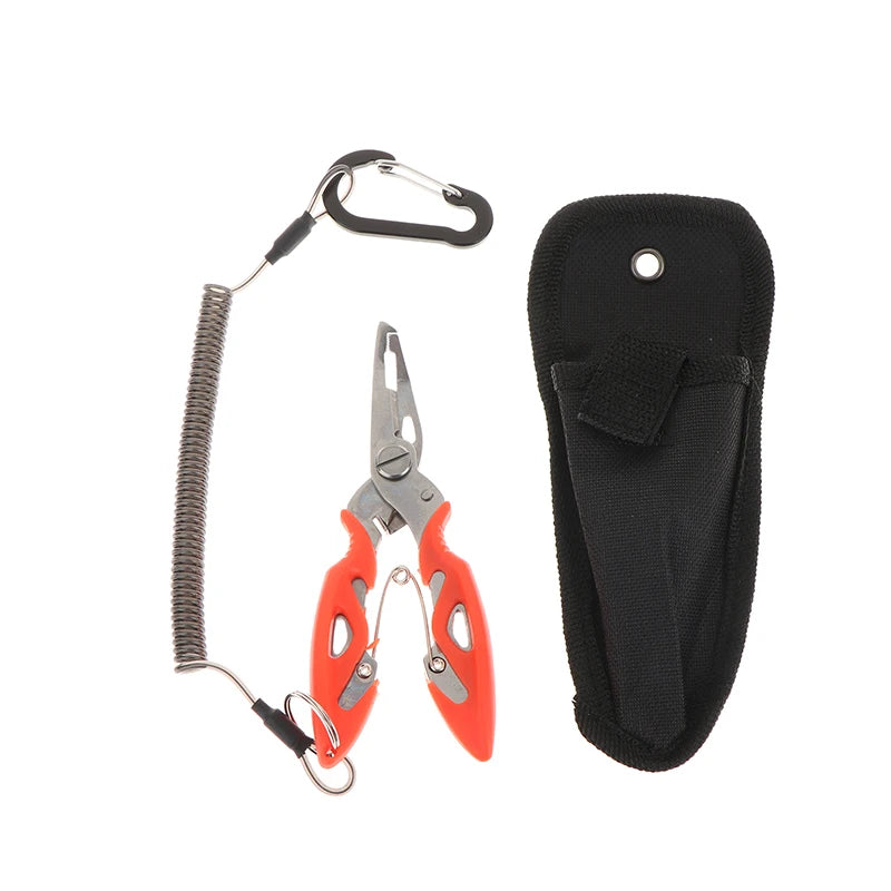 Multifunction Fishing Pliers Tools For Goods Tackle Gear Hook Recover Pliers Vise Knitting Flies Scissors Braid Set Fish Tongs