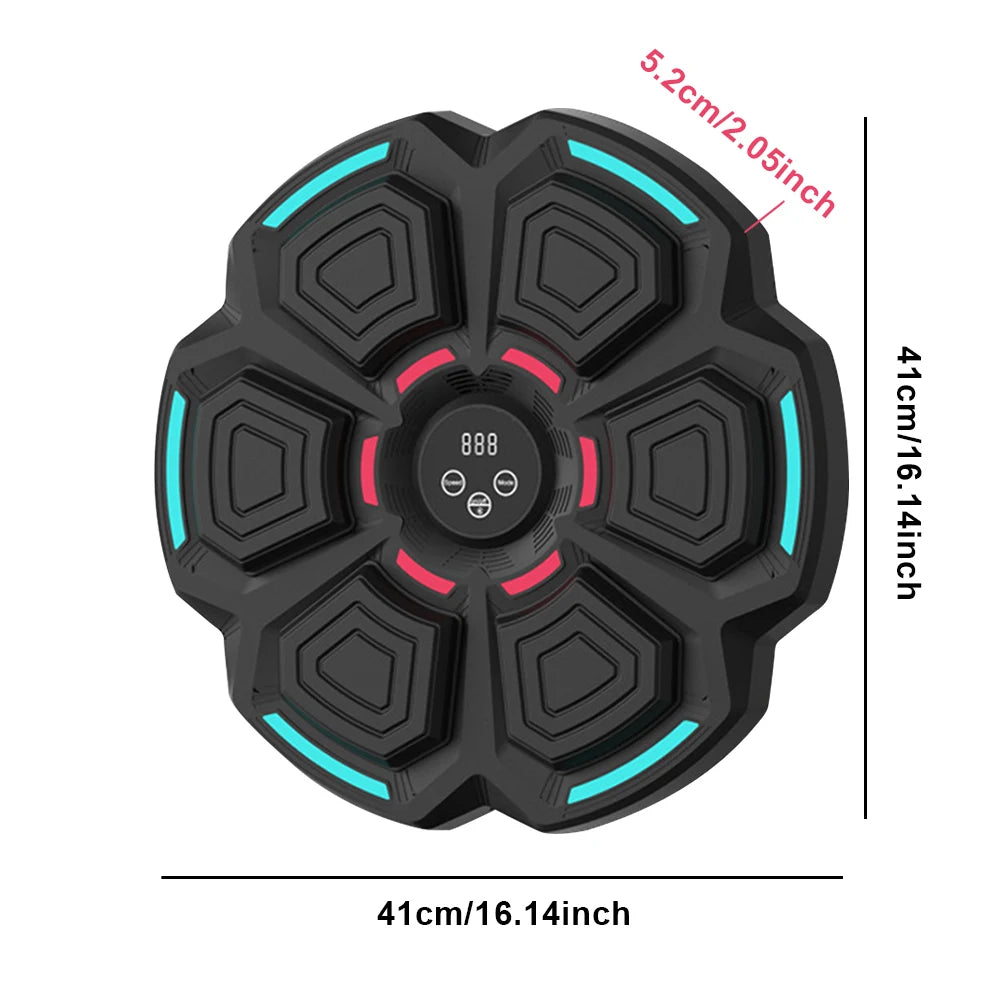 Music Boxing Machine Adult/Children Sport Fitness Smart BT Boxing Trainer Home Exercise Response Training Boxing Wall Target