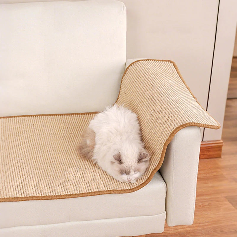 Cat sisal mat, cat scratching post, non-shedding cat scratching board, wall sticker, cat toy, sofa protector, pet toy