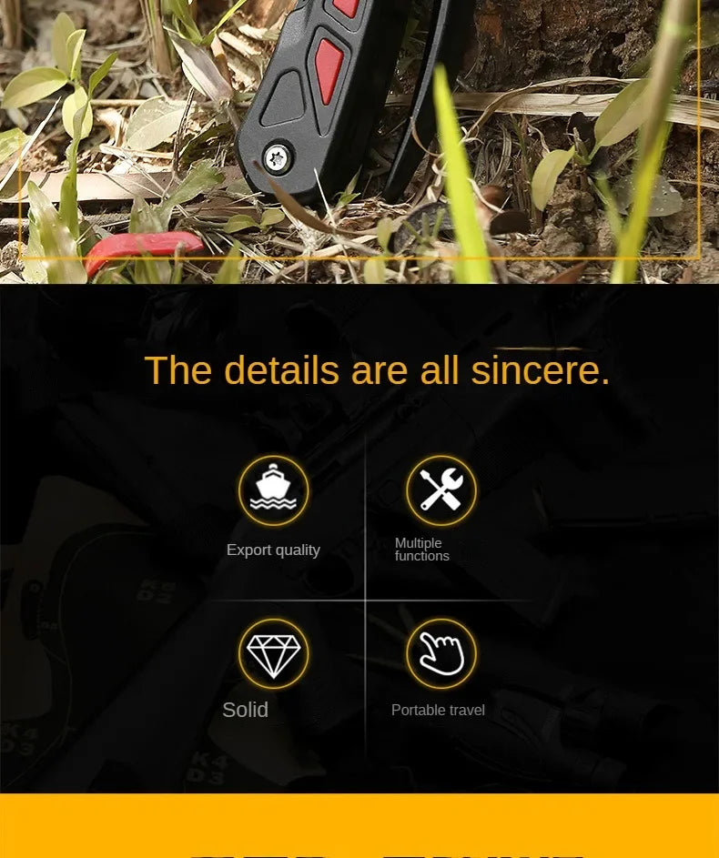 Outdoor Portable Repair Tool Claw Hammer Multi-Functional with Window Breaker Stainless Steel Pliers For Camping Tent Stakes