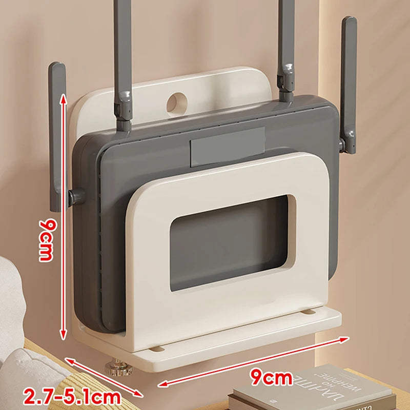 1 Pcs Adjustable Small Device Wall Mount Holder For Router,Modem,TV Box And Other Media Players