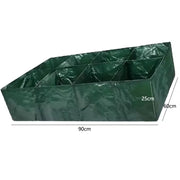 4/6/8 Grids Grow Bag Plant Garden Planter Vegetable Flower Nursery Pot Flowerpot Round Cultivation Growth Container Outdoor ﻿