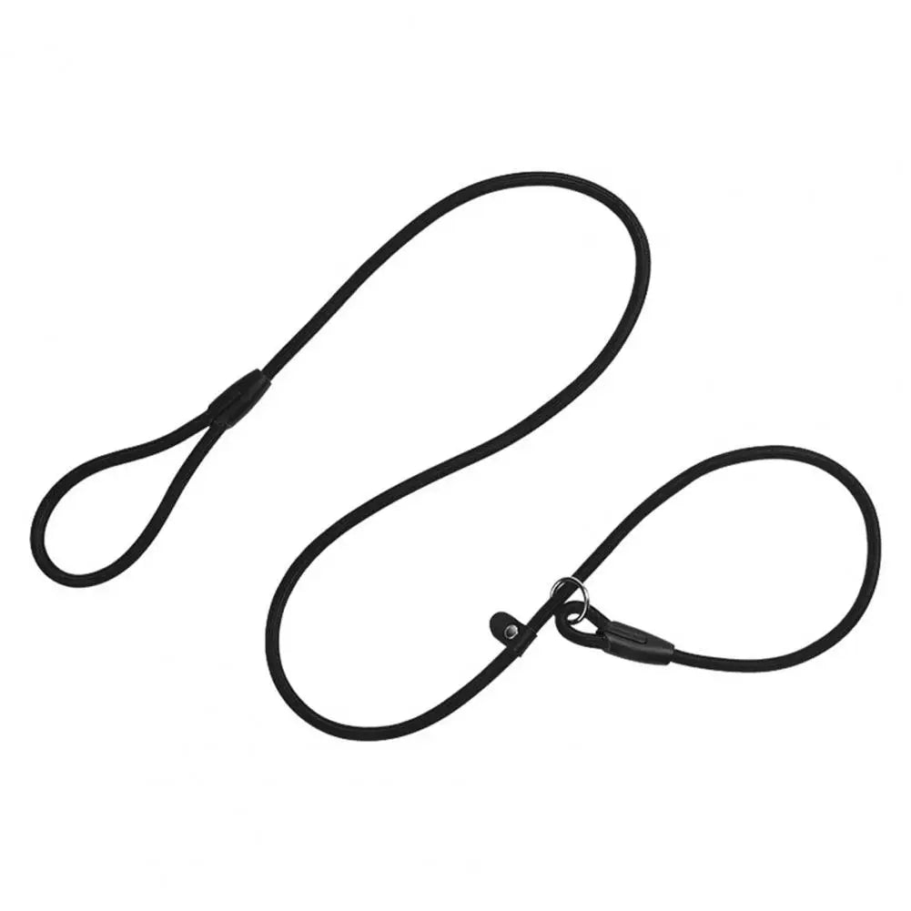 Dog Leash Strong Slip Lead Adjustable Loop High-density Nylon Braided Rope  Training Leash for Large Medium Small Dogs
