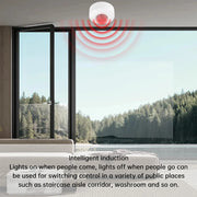 Smart Home Mini Motion Sensor Switch AC 220-240V Ceiling Infrared Human Body PIR Sensor Smarthome For Stairs Corridor Washrooms