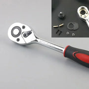 Professional Car Repair Tool Set Motorcycle Toolbox Set 46-Piece Set Car Repair Kit Ratchet Wrench Set Sockets Auto Repair Tools